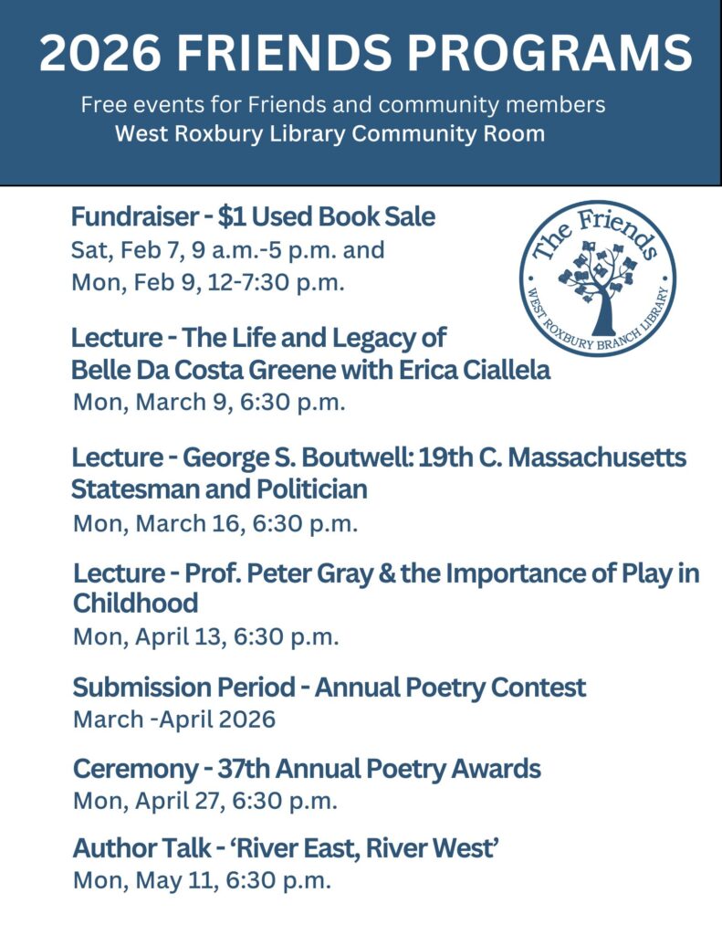 2026 Friends Programs